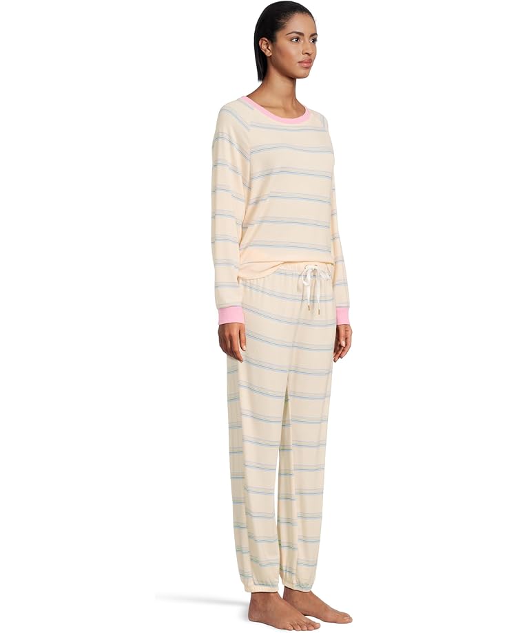 Honeydew Intimates Star Seeker Long Vee Set Women's Renewal Stripe