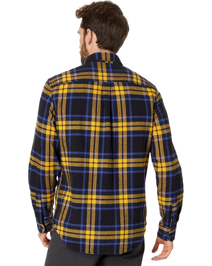 Timberland Long Sleeve Heavy Flannel Plaid Men's Black