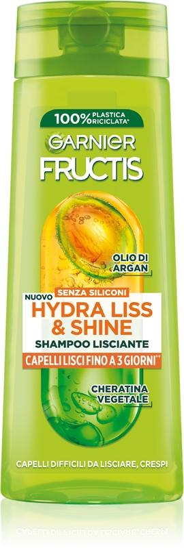 Garnier Garnier Fructis Hydra Liss & Shine shampoo per capelli ribelli