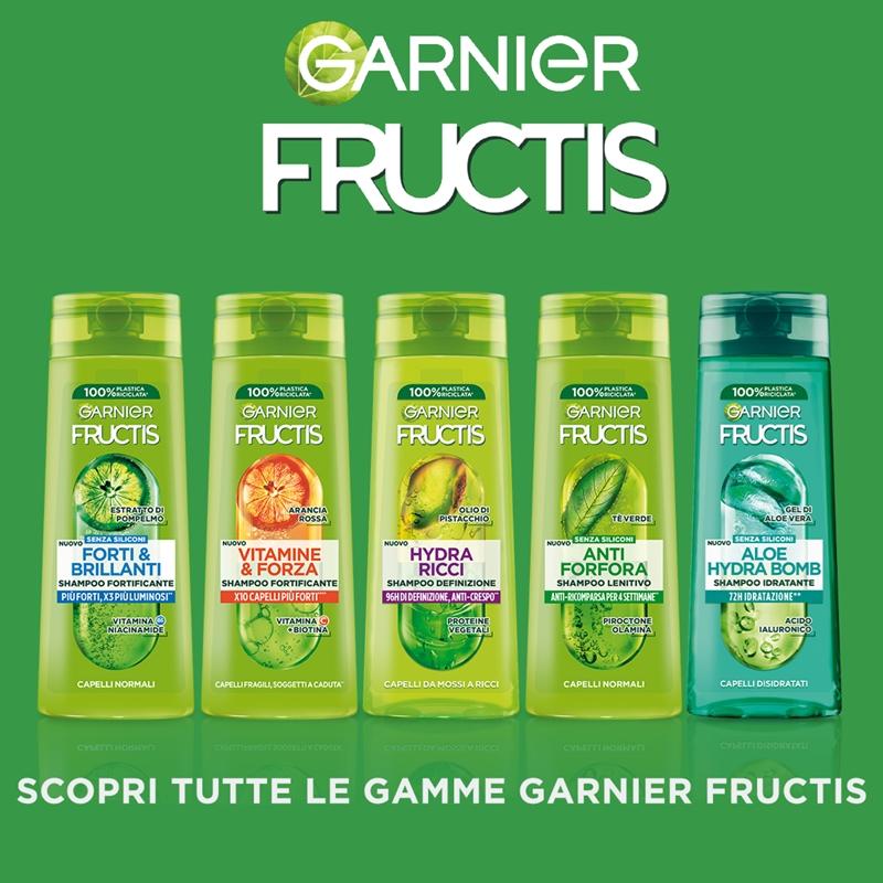 Garnier Garnier Fructis Hydra Liss & Shine shampoo per capelli ribelli