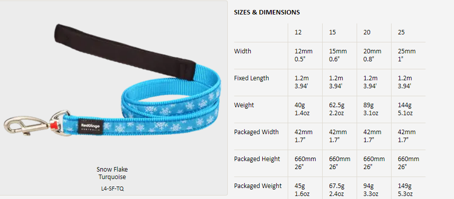 Miscota Red Dingo Correa In Stile Blu